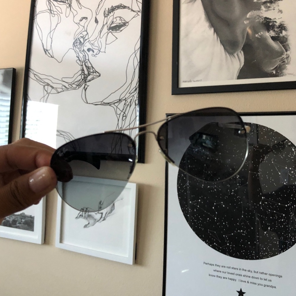 Ombré gray Ray Ban Aviators